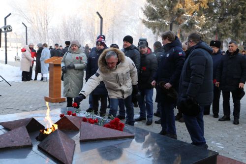 В Алексеевском прошел торжественный митинг в честь Дня защитника Отечества