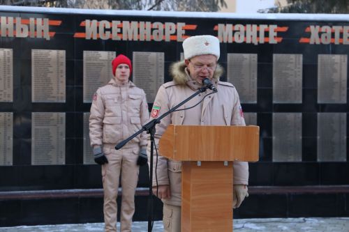 В Алексеевском прошел торжественный митинг в честь Дня защитника Отечества