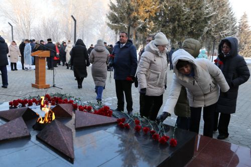 В Алексеевском прошел торжественный митинг в честь Дня защитника Отечества