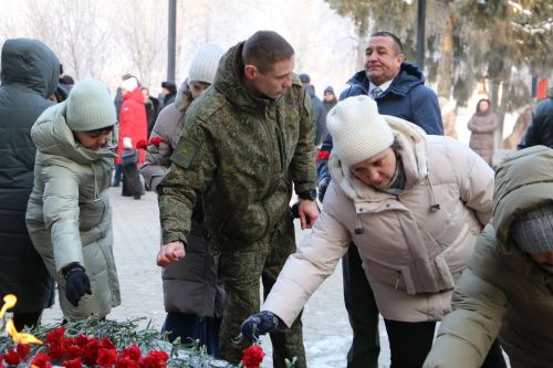 В Алексеевском прошел торжественный митинг в честь Дня защитника Отечества