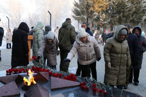 В Алексеевском прошел торжественный митинг в честь Дня защитника Отечества