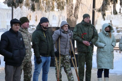 В Алексеевском прошел торжественный митинг в честь Дня защитника Отечества