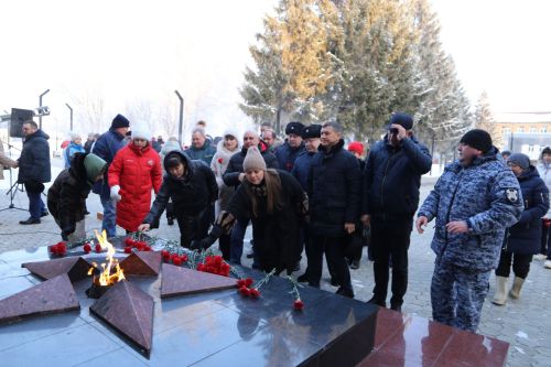 В Алексеевском прошел торжественный митинг в честь Дня защитника Отечества