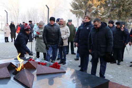 В Алексеевском прошел торжественный митинг в честь Дня защитника Отечества