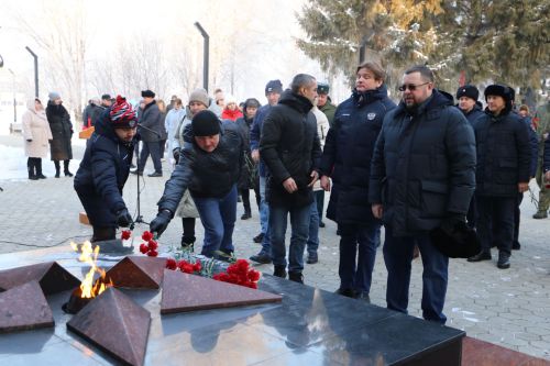 В Алексеевском прошел торжественный митинг в честь Дня защитника Отечества