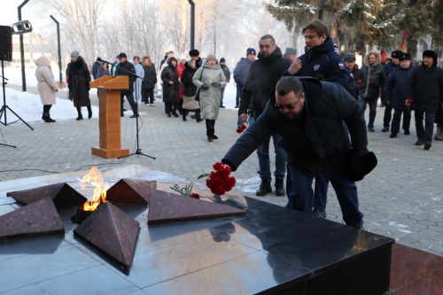 В Алексеевском прошел торжественный митинг в честь Дня защитника Отечества