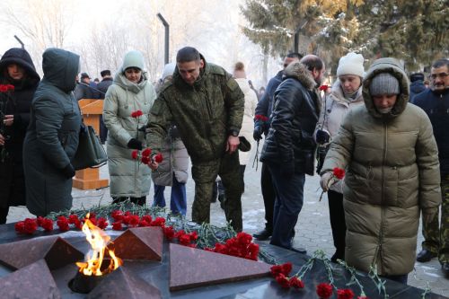 В Алексеевском прошел торжественный митинг в честь Дня защитника Отечества