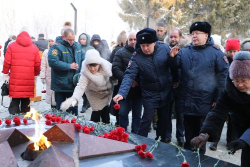 В Алексеевском прошел торжественный митинг в честь Дня защитника Отечества