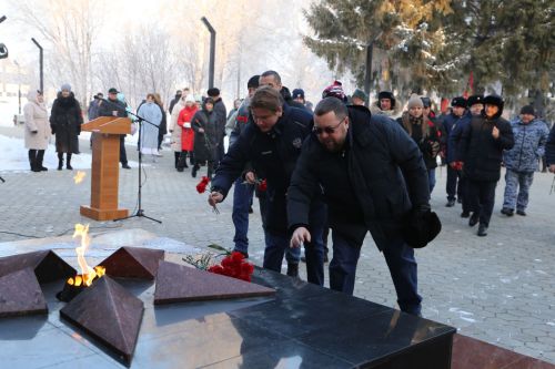 В Алексеевском прошел торжественный митинг в честь Дня защитника Отечества