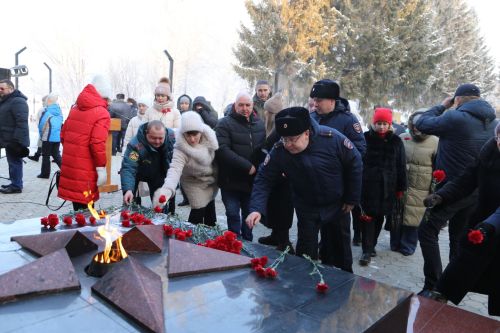 В Алексеевском прошел торжественный митинг в честь Дня защитника Отечества