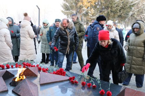 В Алексеевском прошел торжественный митинг в честь Дня защитника Отечества