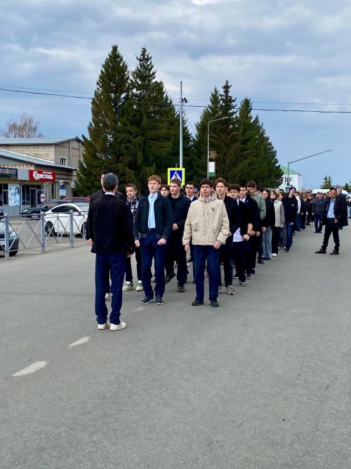 В Алексеевском прошла репетиция Парада Победы