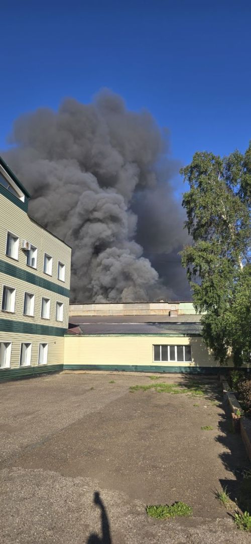 На складе завода «Алексеевская керамика» произошел пожар