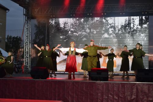 Красочный салют и звонкие песни: как Алексеевский район отметил 9 Мая