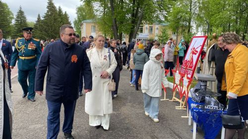 Митинг в честь 80-летия Победы объединил поколения в Алексеевском