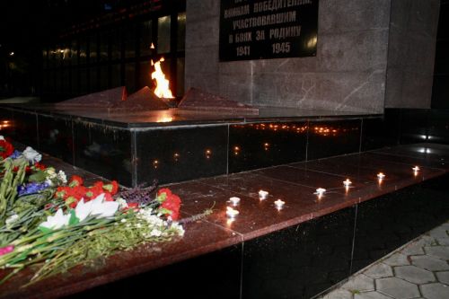 Алексеевцы зажгли «Свечи памяти» в День памяти и скорби