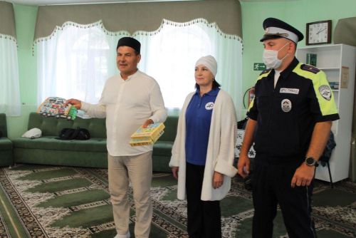 В детском лагере при мечети  прошли уроки БДД