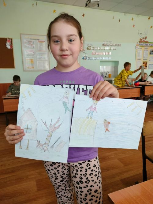 Юные художники Алексеевского района оживили сказки Пушкина