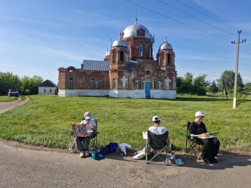 В Алексеевском дан старт работе пленэра «Камские зори»