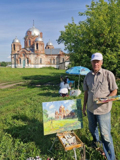 В Алексеевском дан старт работе пленэра «Камские зори»