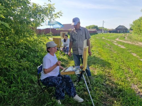 В Алексеевском дан старт работе пленэра «Камские зори»