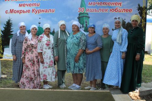 В селе Мокрые Курнали отметили 30-летие мечети