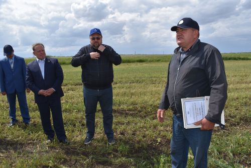 Механизаторы колхоза «Родина» получили награды в поле