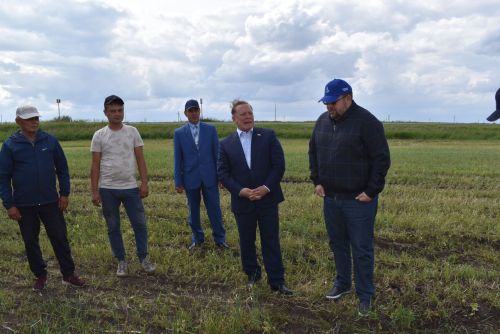 Механизаторы колхоза «Родина» получили награды в поле