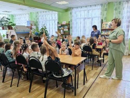 В Центральной детской библиотеке прошёл праздник загадок для малышей