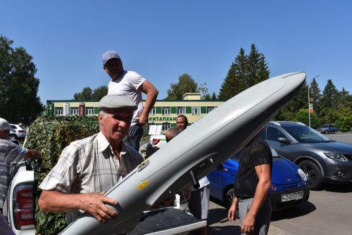 В музей боевой славы Алексеевского поступили БПЛА противников из зоны СВО