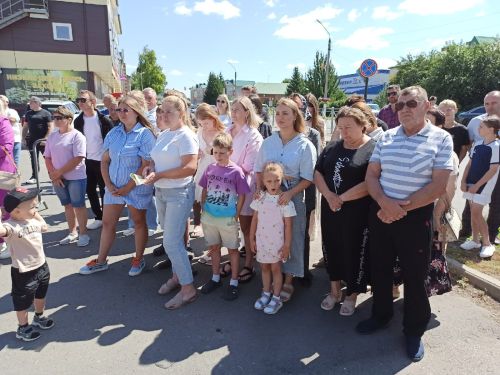 В Алексеевском в день Военно-Морского Флота открыли памятный мурал