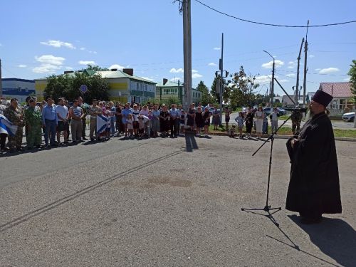 В Алексеевском в день Военно-Морского Флота открыли памятный мурал