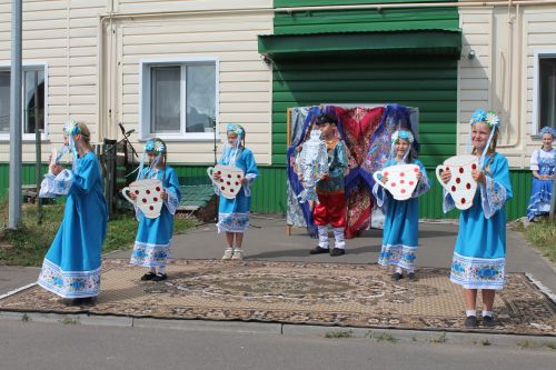 В селе Левашево прошел яркий праздник двора «Наш дом Татарстан»