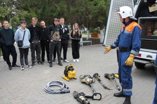 Студенты аграрного колледжа попробовали себя в роли спасателей