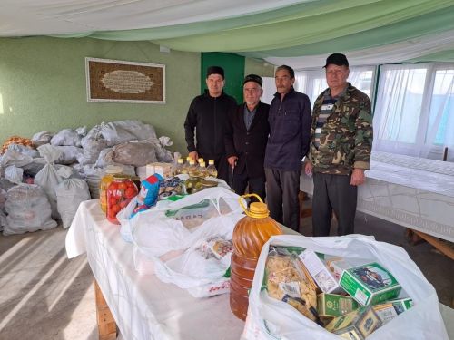 В мечетях Алексеевского района продолжается благородная традиция — сбор гушр-садаки