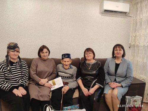В Алексеевском районе чествовали 95-летнего юбиляра