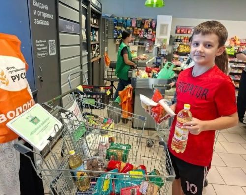 В Алексеевском районе собрали 145 килограммов продуктов для нуждающихся