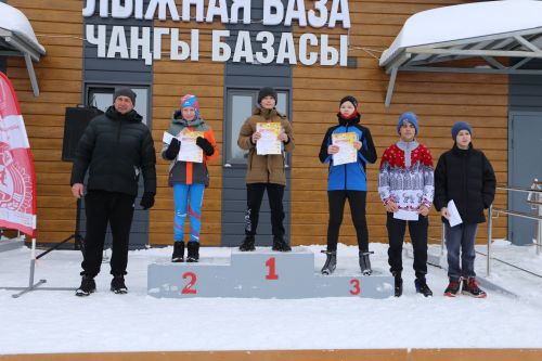 Лыжная трасса объединила спортсменов района