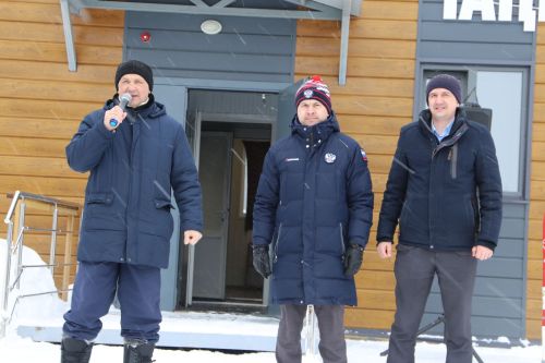 Лыжная трасса объединила спортсменов района