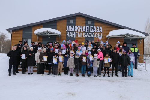 Лыжная трасса объединила спортсменов района