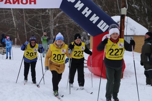 Лыжная трасса объединила спортсменов района