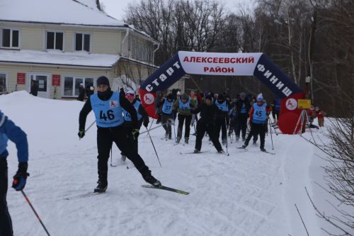 Лыжная трасса объединила спортсменов района
