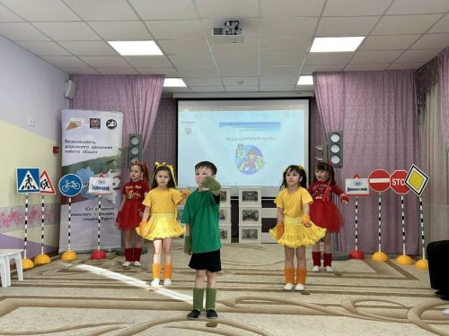 В детском саду «Петушок» стартовал проект «Школа дорожной науки»