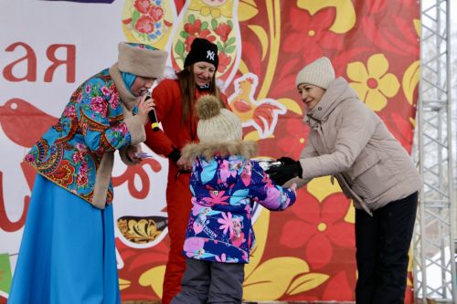 Масленицу отметили на Соборной площади