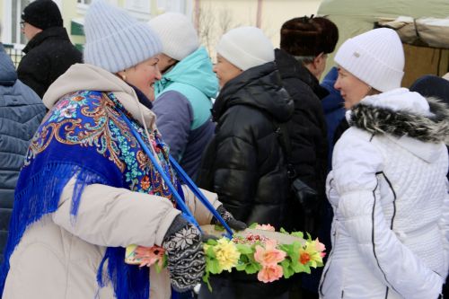 Масленицу отметили на Соборной площади
