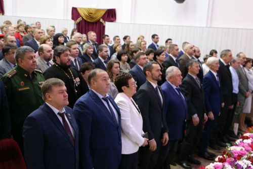 В Алексеевском районе присвоены почётные звания и вручены награды
