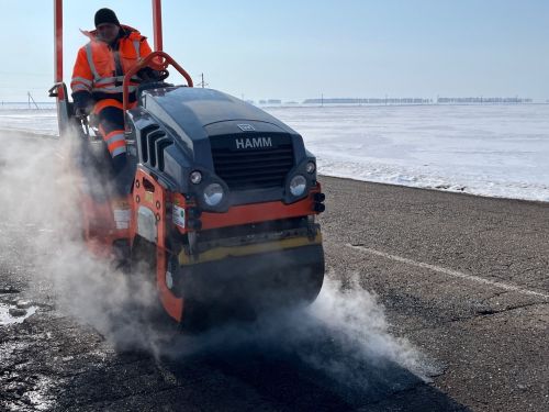 В Алексеевском районе начался ямочный ремонт дорог