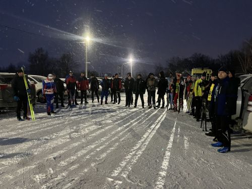 Ночная лыжная гонка объединила спортсменов Закамья в Алексеевском