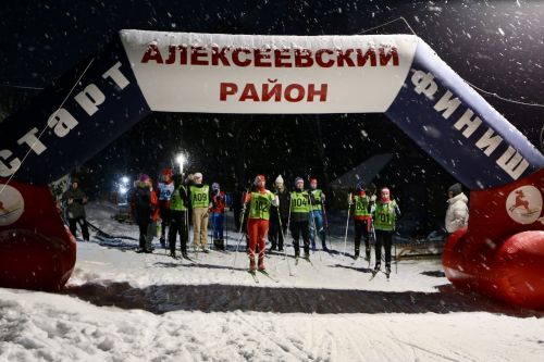Ночная лыжная гонка объединила спортсменов Закамья в Алексеевском