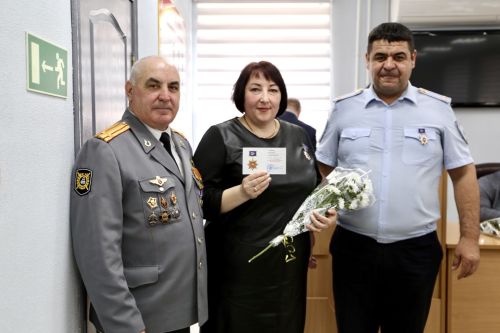 В Алексеевском наградили ветеранов МВД